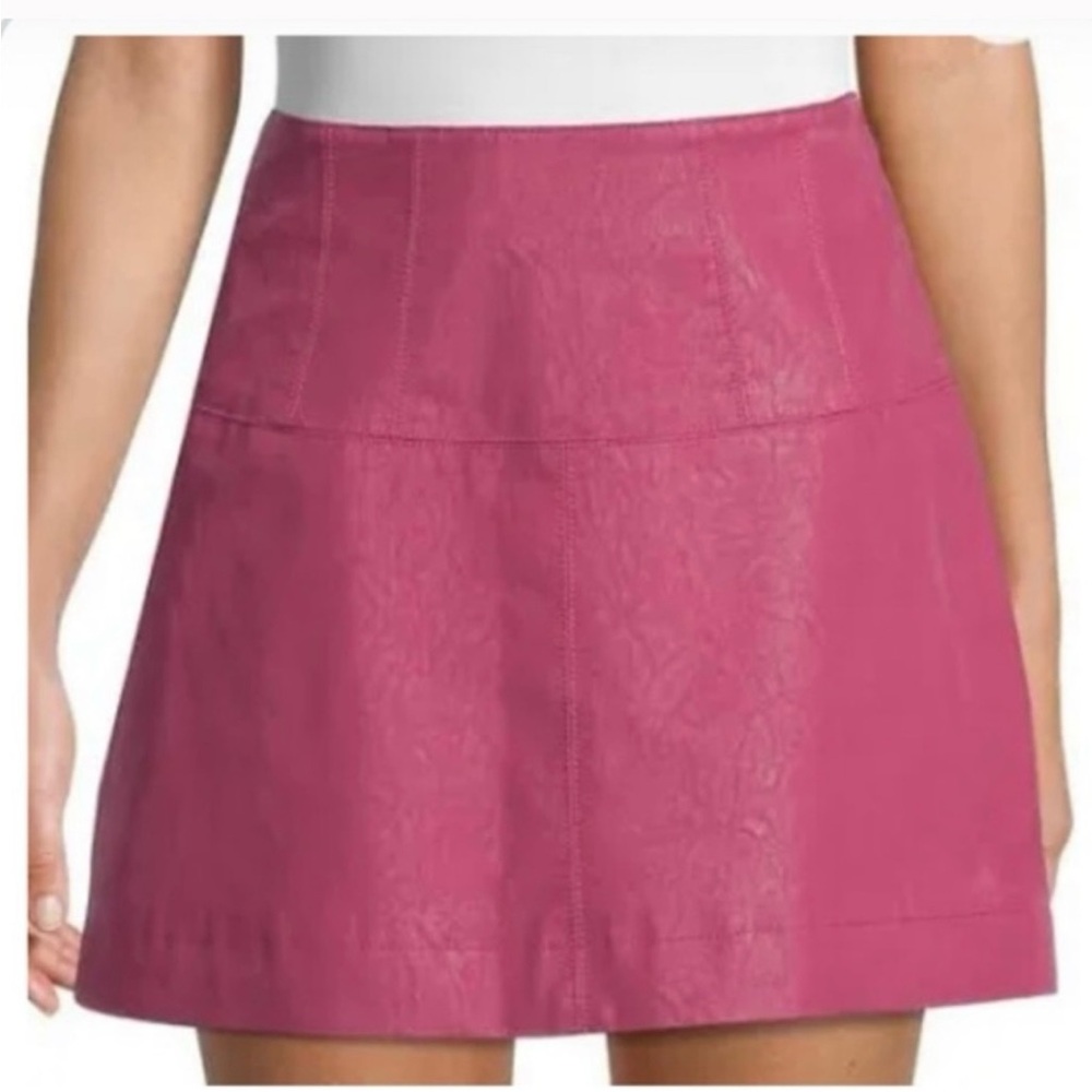 Free People Pink Mini Skirt